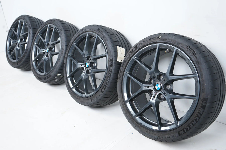 Bmw 1er 2er F40 F44 cerchi estivi pneumatici estivi 225 40 18 pollici 554M 8092353