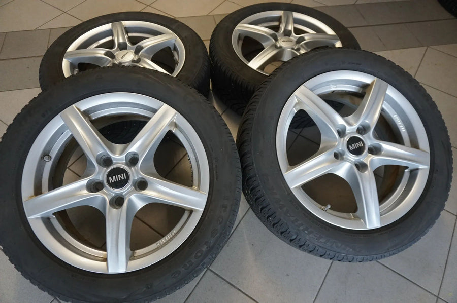 Mini Cooper one F55 F56 Alufelgen Winterräder Winterreifen 195 55 R16 2023 8mm