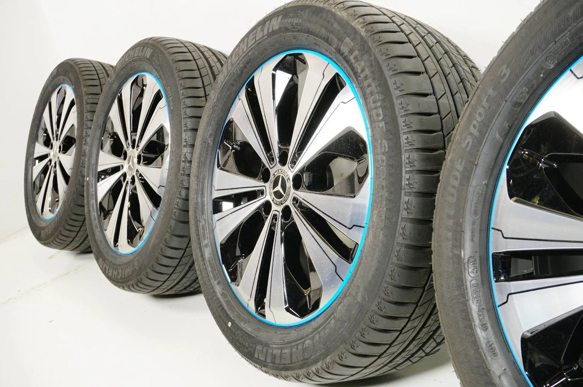 Original Mercedes EQC N293 Alloy Wheels Summer Tires 235 55 R19 Inch Detailansicht 8