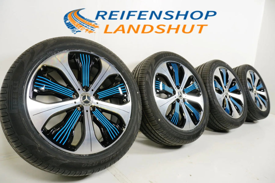 Original Mercedes EQC N293 20 Inch Alloy Wheels Summer Tires 235 50 255 45 R20 8mm