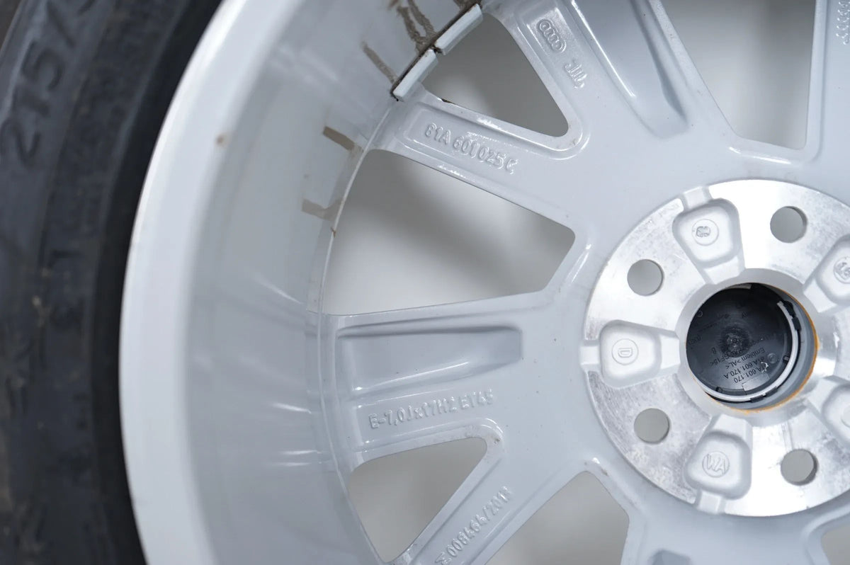 Wie Neu Audi Q2 81A Winterräder Winterreifen 215 55 17 Zoll 8mm 81A601025C Vue détaillée 12