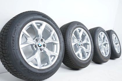 Original BMW X3 G45 TOP vinterhjul vinterdæk alufælge 225 60 R18 7mm