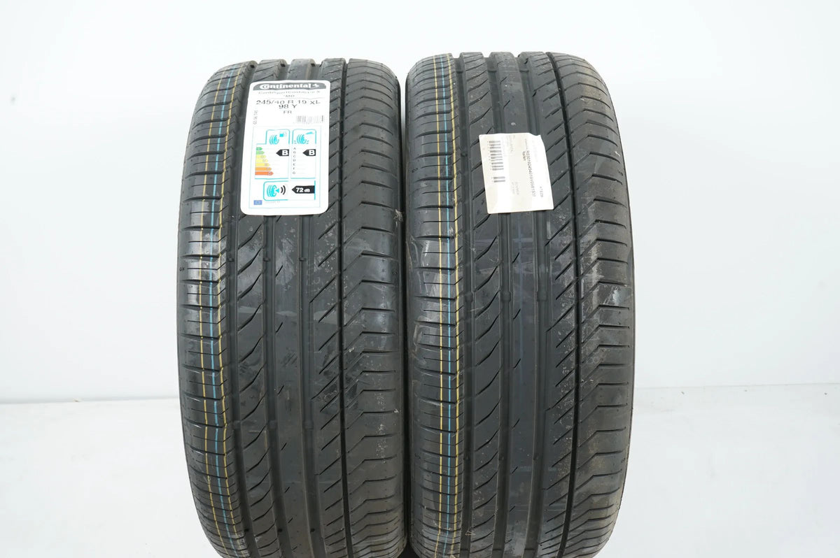 2x Demo Summer Tires Continental 5 245 40 19 Inch DOT18 Bmw*MO Detailansicht 2
