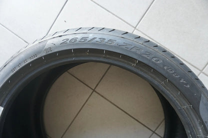 1 X 265 35 ZR20 R20 99Y Sommerreifen Pirelli P Zero PZero * 2016 8mm