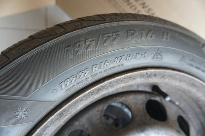 BMW 1er E87 Felgen Winterräder Winterreifen 195 55 R16 87H 7,5mm