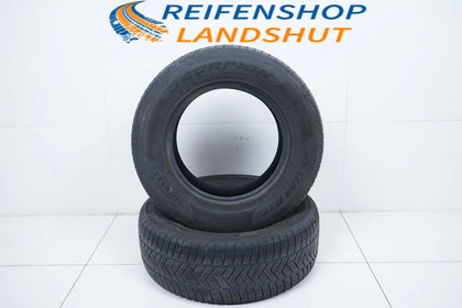 2 pneus hiver Pirelli DOT17 MO 255/65/17 pouces, profondeur de sculpture d'environ 4 mm