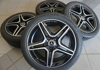 Original Mercedes A-Class W177 B-Class CLA 18 Inch AMG Alloy Wheels Winter Tires