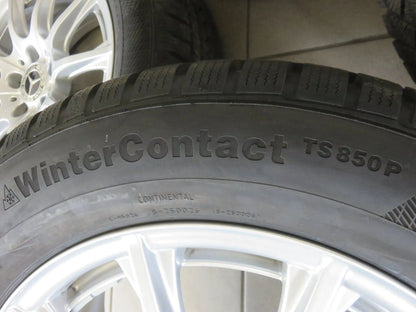 Cerchi in lega Mercedes Classe C W205, ruote invernali, pneumatici invernali Conti 205 60 R16, 8 mm