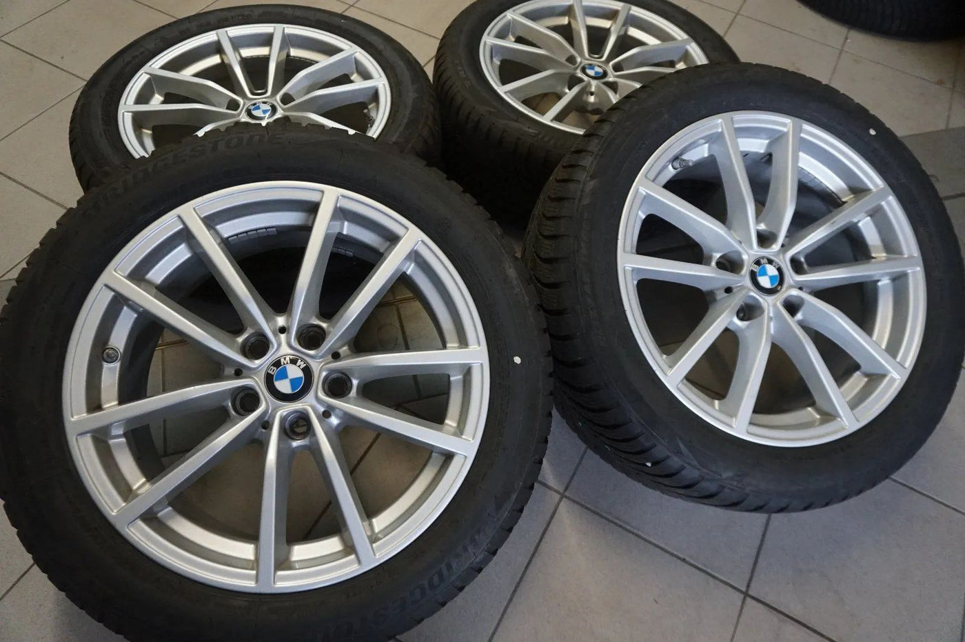 Jantes alu d'origine BMW Série 3 Série 4 G20 G21 Roues hiver Pneus hiver 225 50 R17 7mm