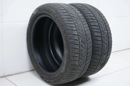 2x Winterreifen Pirelli 245/45 R18 Zoll DOT19 ca.4mm Bmw*MO