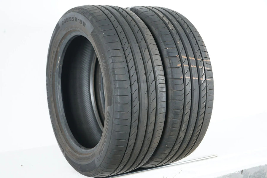 2 x Sommerreifen Continental 235 55 19 Zoll DOT22 ca.6mm AO