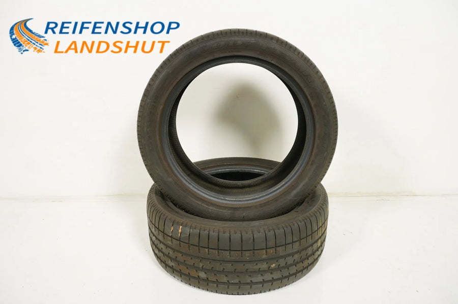 2 x summer tires 255 45 19 inch Goodyear DOT17 approx. 5.5mm tread depth