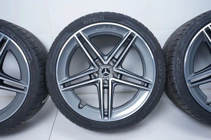 Mercedes C63 kupé AMG W205 zimní pneumatiky zimní kola 19 palců