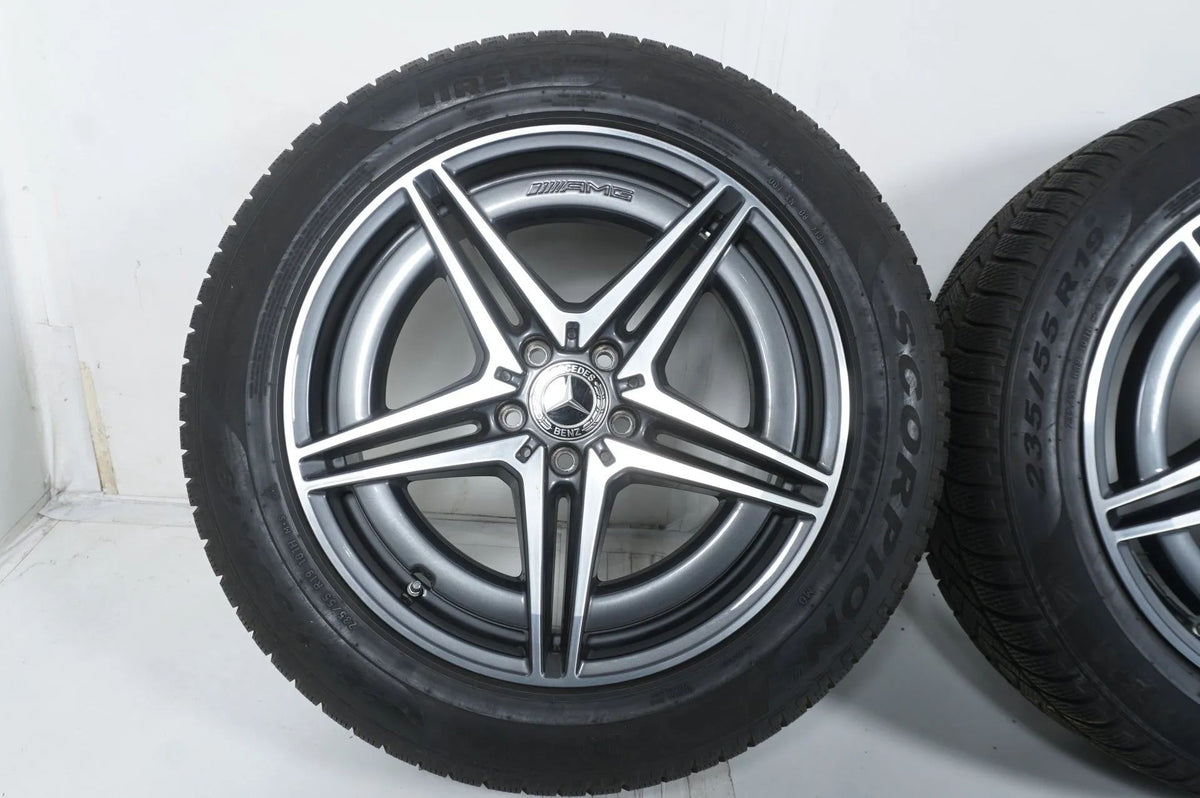 Original Mercedes EQC W293 N293 19 inch AMG Alloy Wheels Winter Tires Winter Wheels Detailansicht 3