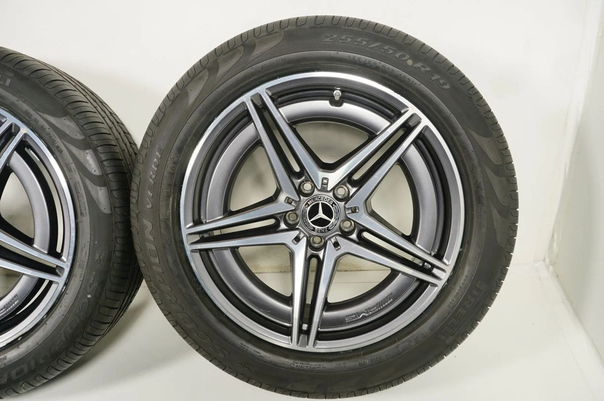 Original Mercedes EQC N293 19 Zoll AMG Alufelgen Winterräder mit neuen Winterreifen