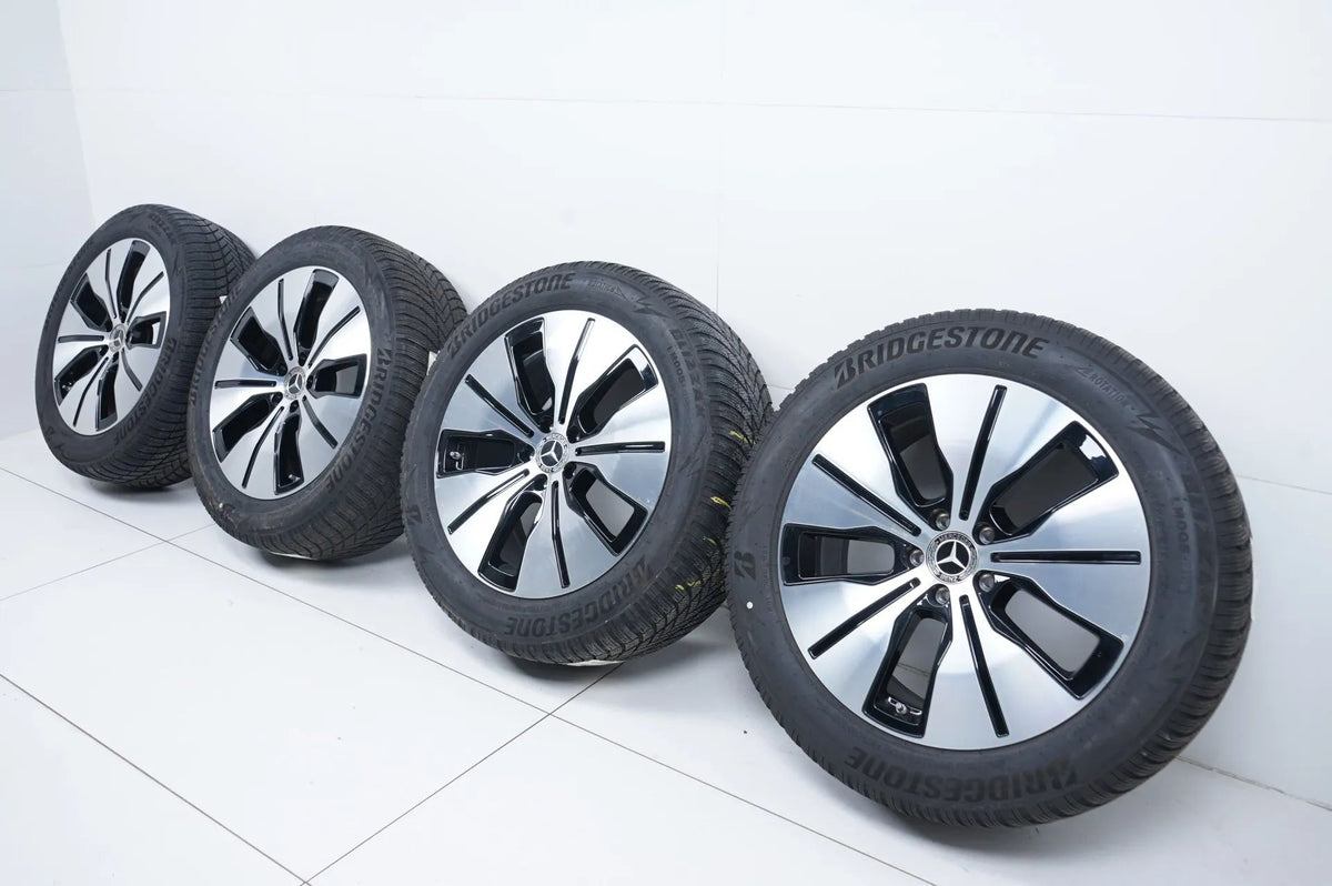 Original Mercedes EQC N293 19 inch alloy wheels winter tires winter wheels 235 55 R19 Detailansicht 7
