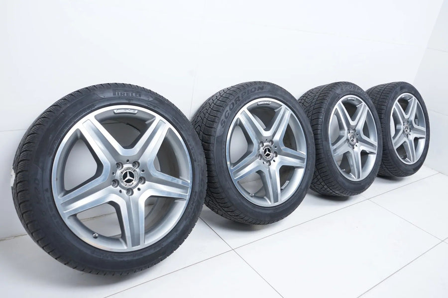 Mercedes ML GLE W166 20 Inch AMG Alloy Wheels Winter Tires Winter Wheels 265 45 R20
