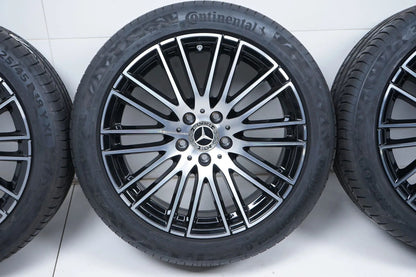 Comme neuf Mercedes Classe C W206 Pneus d'été Roues complètes 18 pouces