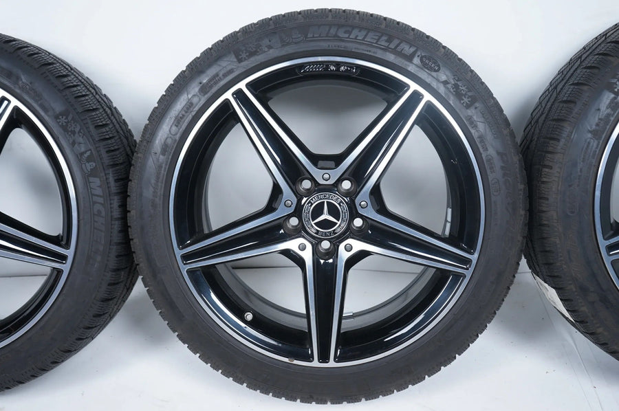 Jantes et pneus hiver Mercedes C43 AMG W205 225 45 18 pouces