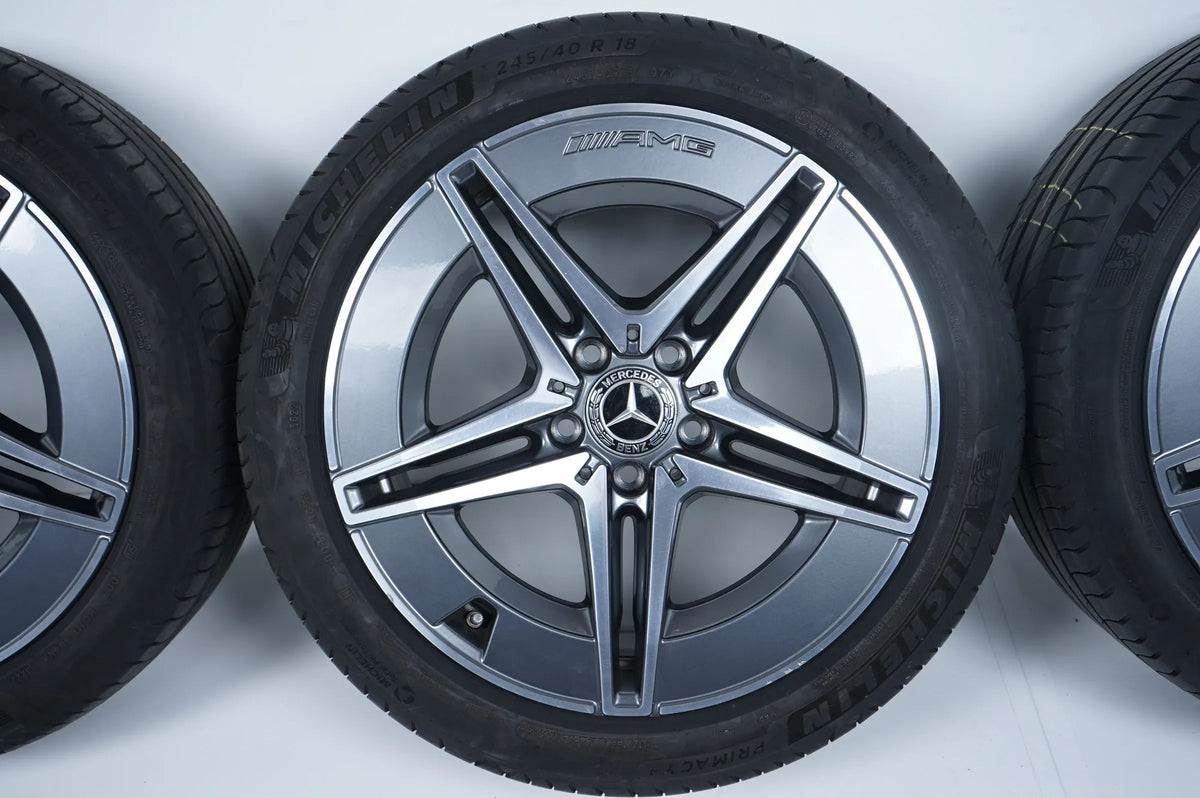 Mercedes C Class W206 summer tires, summer wheels AMG 18 inch Detailansicht 7