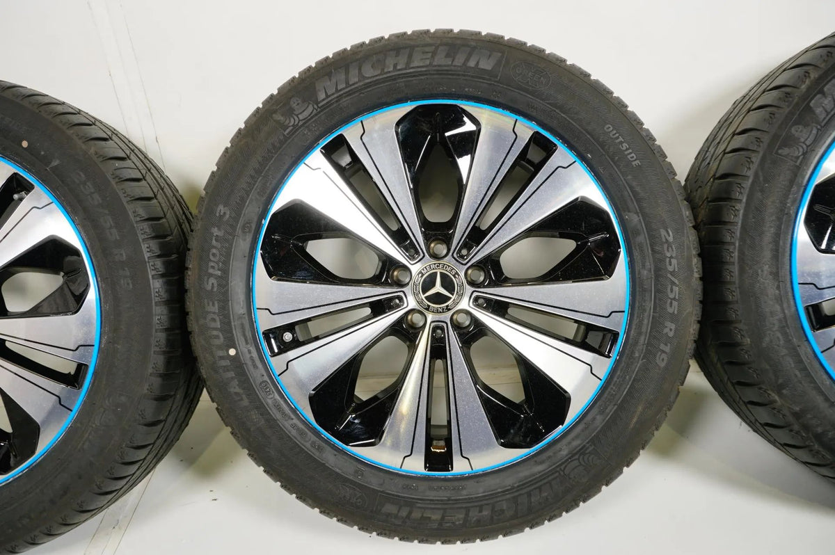 Original Mercedes EQC N293 Alloy Wheels Summer Tires 235 55 R19 Inch Detailansicht 4