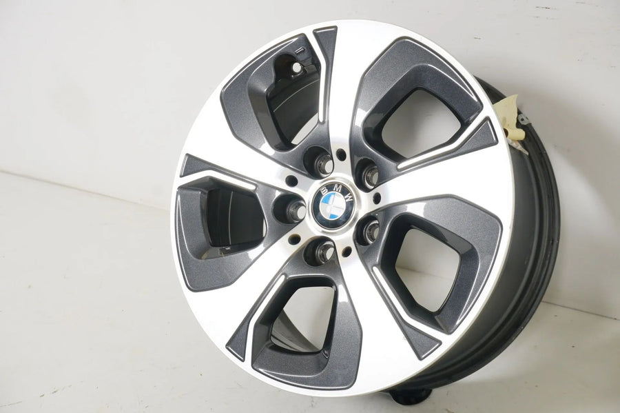 1 x hliníkový disk BMW řady 2 Active Tourer F45 F46 16 palců 472 6860253