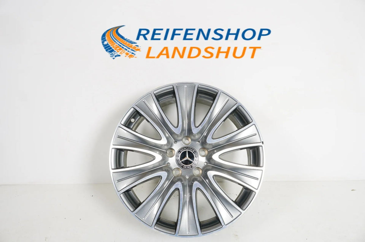 1 x cerchio in lega Mercedes Classe S W222 da 18 pollici A2224010902 8J