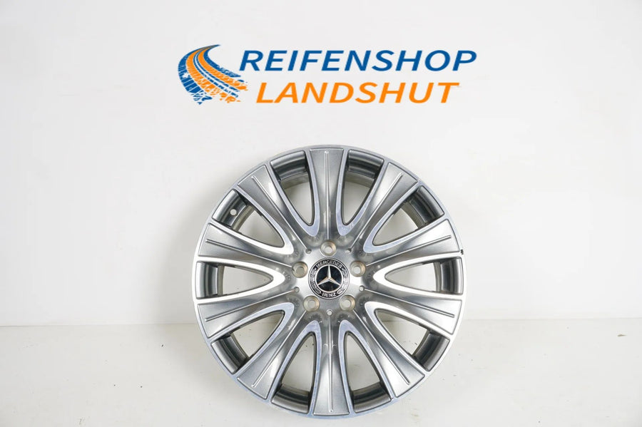 1 x cerchio in lega Mercedes Classe S W222 da 18 pollici A2224010902 8J