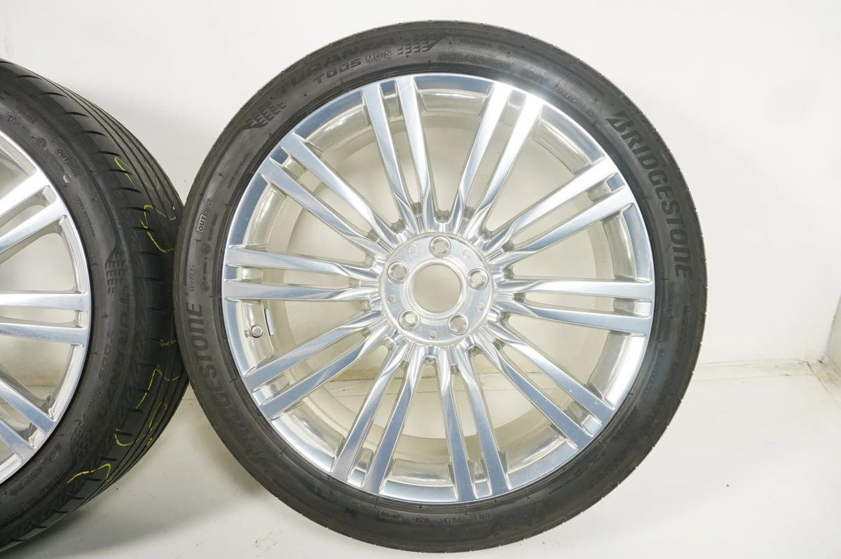 Original Mercedes S-Klasse W223 V223 TOP 20 Zoll Chrom Alufelgen mit neuen Winterreifen