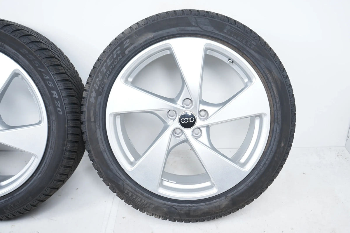 Audi Q5 GU 8MA lichtmetalen velgen winterbanden winterwielen 255 45 20 inch 8MA601025G Detailweergave 6