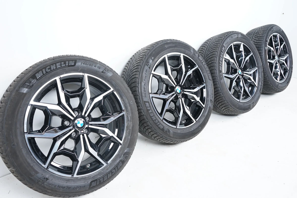 BMW iX3 X3 X4 G01 G02 G08 vinterdæk vinterhjul 245 50 19 tommer Detaljevisning 2