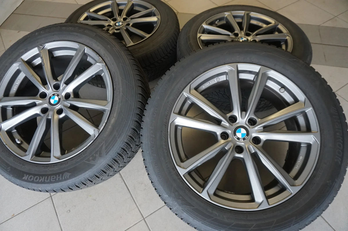 BMW X3 G01 X4 G02 Alufelgen Winterräder Winterreifen 225 60 R18 104H 2025 7mm Vue détaillée 2