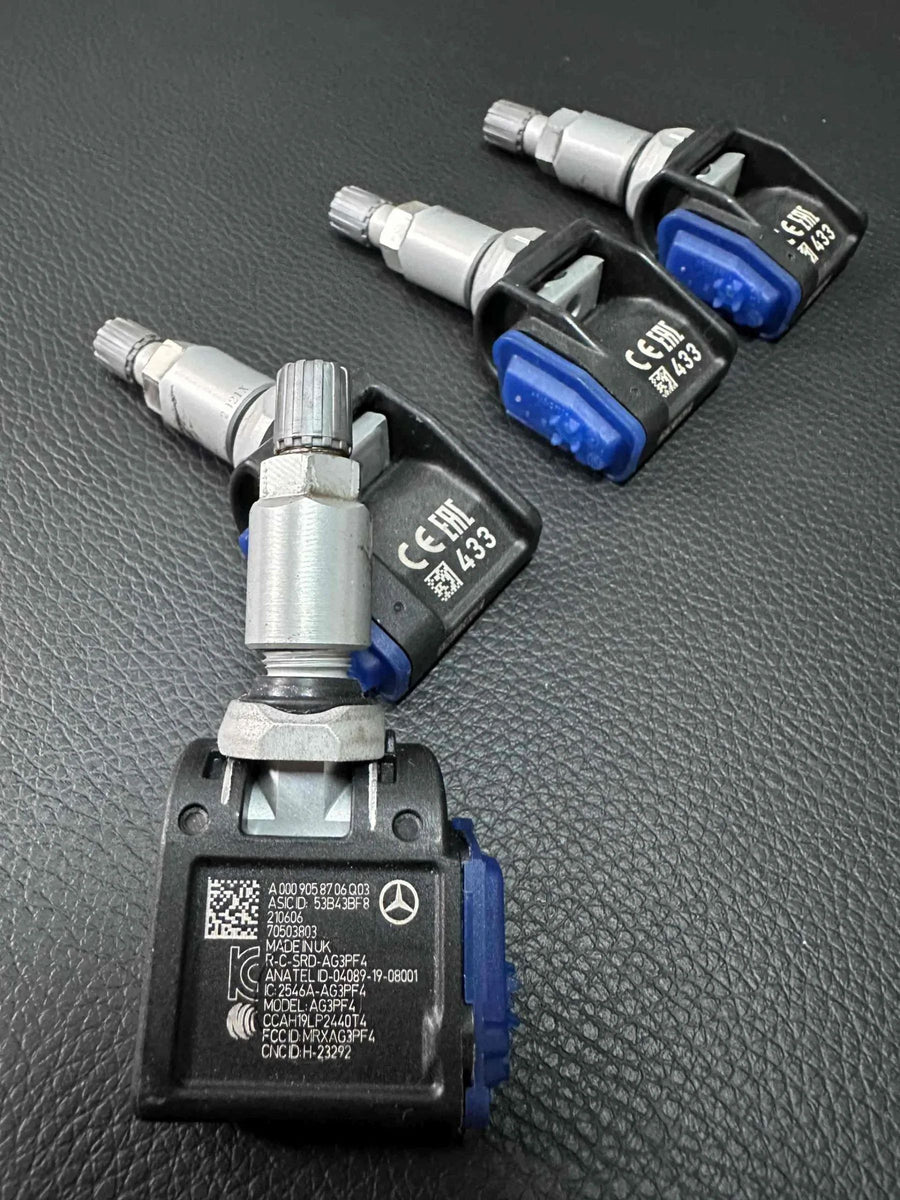 4x Original Mercedes A0009058706 RDK Sensoren Reifendruckkontroll