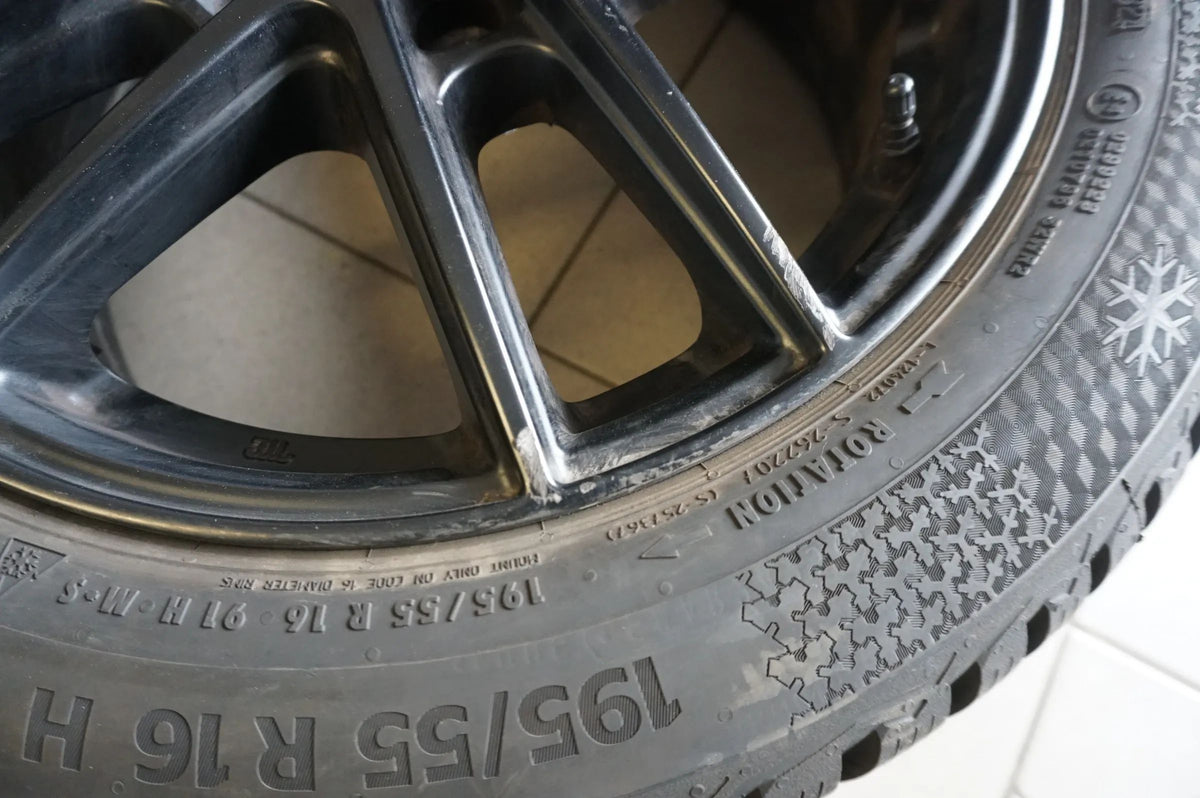 Mini Cooper one F55 F56 Alufelgen Winterräder Winterreifen 195 55 R16 2024 8mm Vue détaillée 6