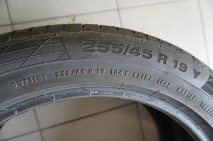 1 X 255 45 R19 104Y Sommerreifen Continental ContiSportContact 5 AO 2022 5,5mm