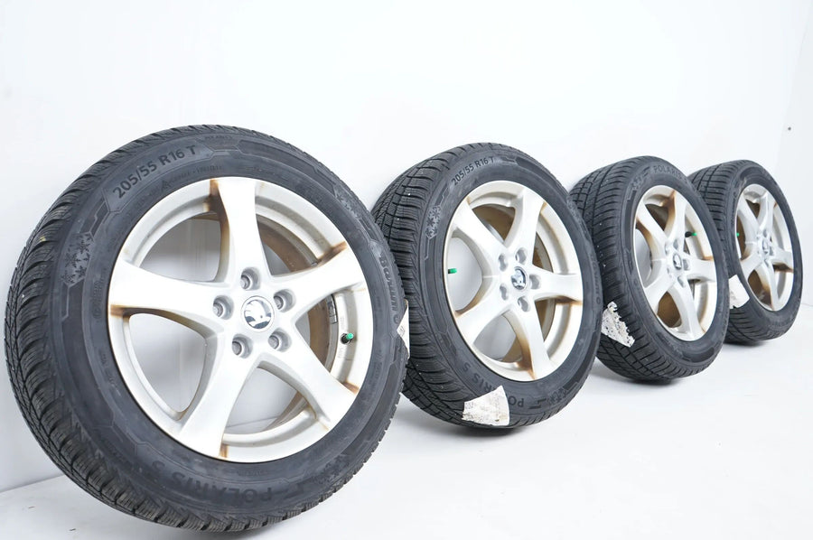 Skoda Octavia Winter Wheels Winter Tires 205 55 16 Inch 6J ET48