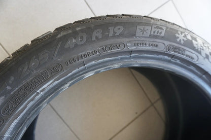 2 X 265 40 R19 102V Winterreifen Michelin Pilot Alpin PA4 MO 2018 6mm