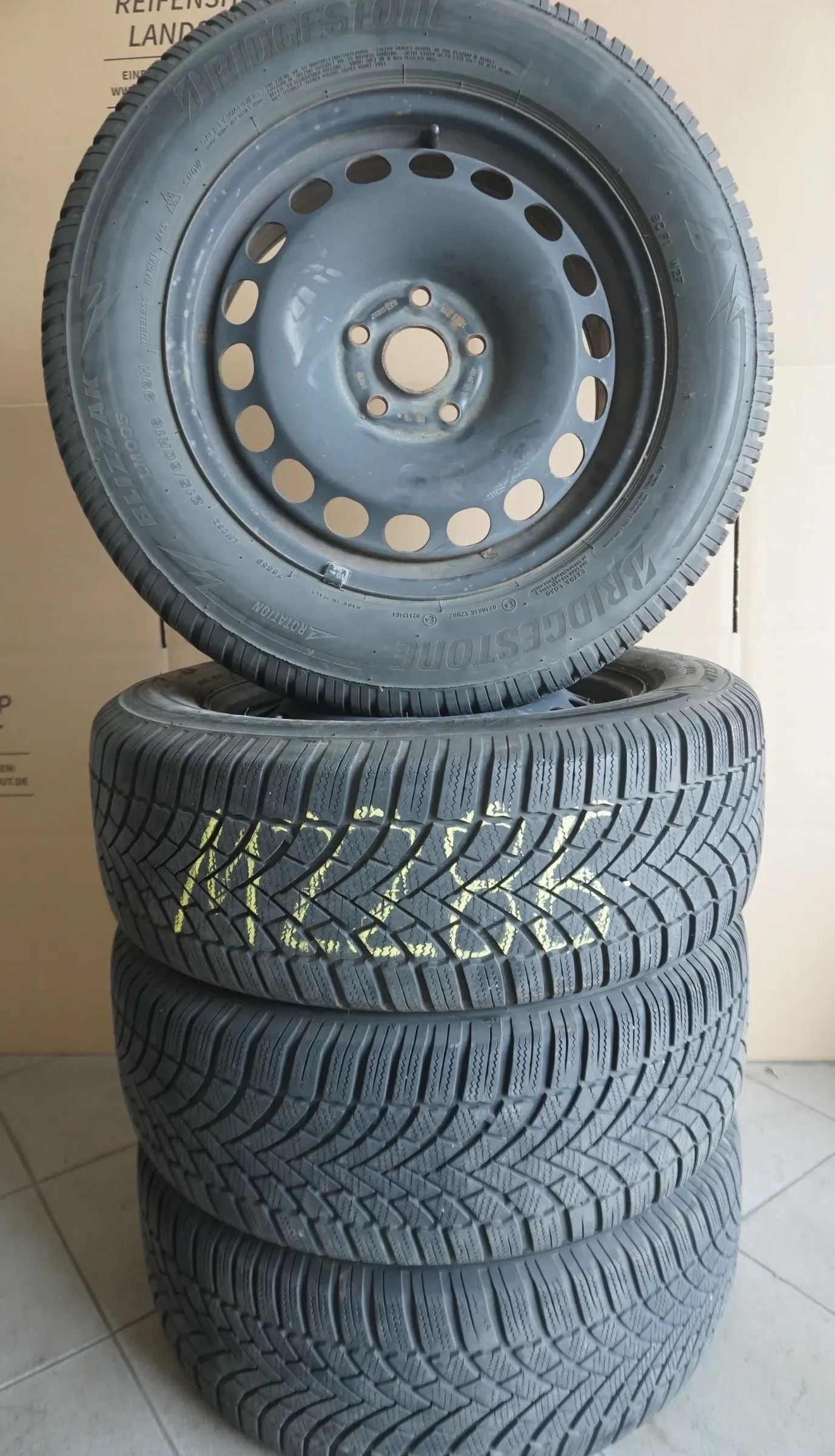 Original VW Passat 3G B8 Stahlfelgen Winterräder Winterreifen 215 60 R16 6mm