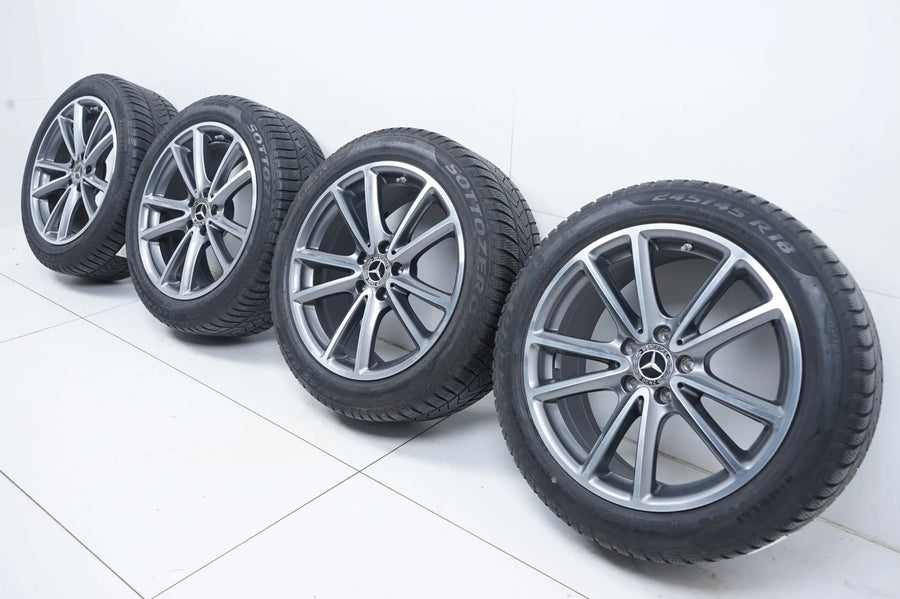 Roues d'hiver pour Mercedes Classe CLS W257, pneus d'hiver 245/45/18 pouces
