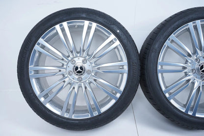 Cerchi in lega originali Mercedes Classe S W223 V223 TOP da 20 pollici con pneumatici estivi cromati