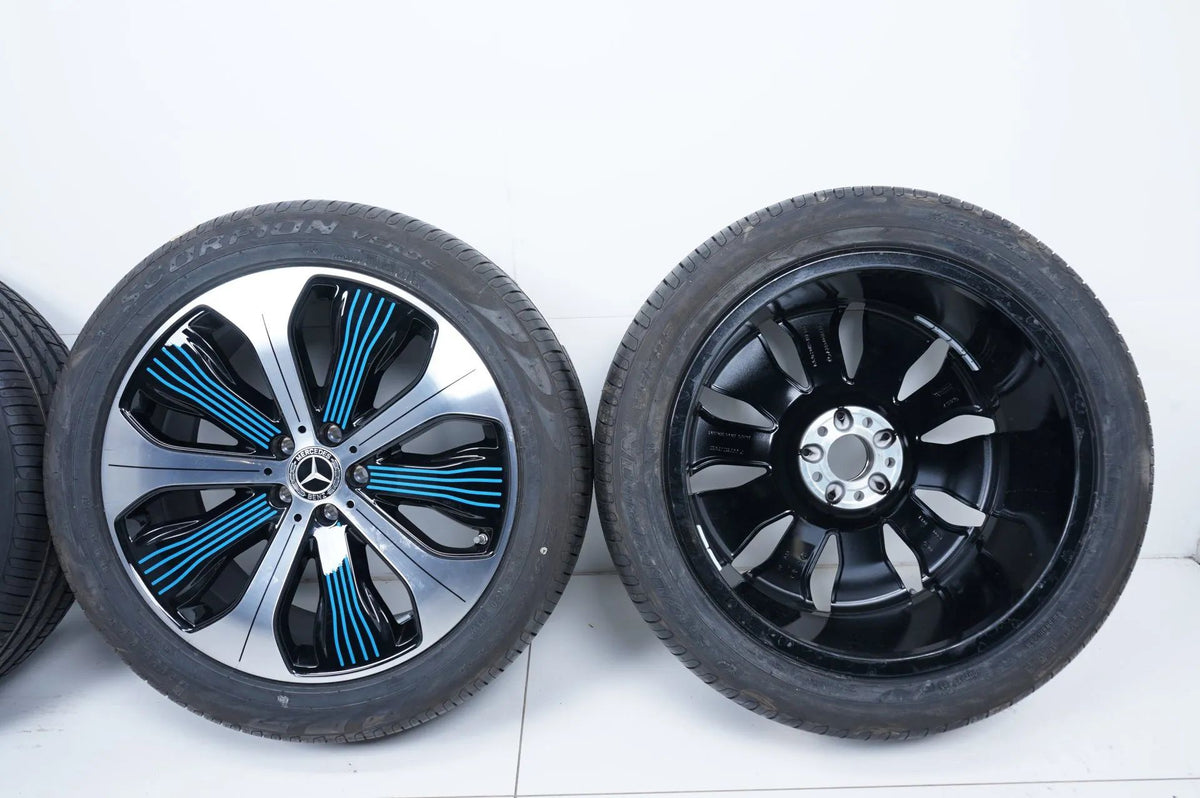 Original Mercedes EQC Alloy Wheels Summer Wheels Summer Tires 235 50 255 45 R 20 Inch Detailansicht 15