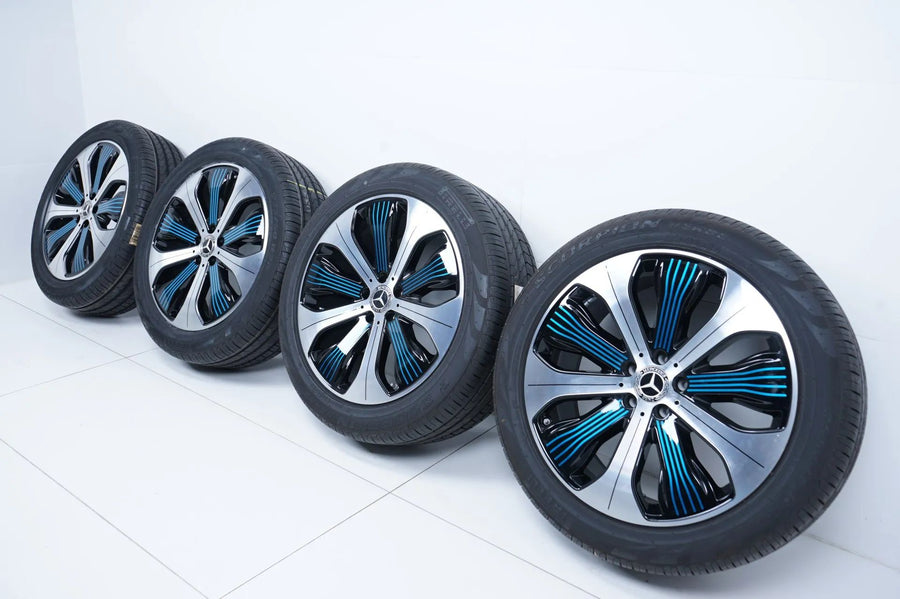 Original Mercedes EQC N293 20 Inch Alloy Wheels Summer Tires 235 50 255 45 R20 8mm