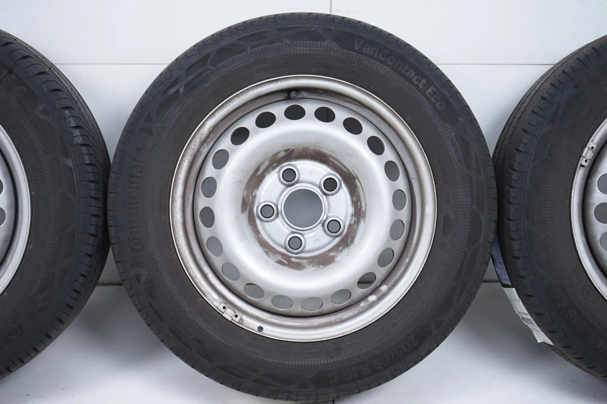 VW Transporter T5 T6 summer wheels, summer tires 205/65 R16 inch Detailansicht 5