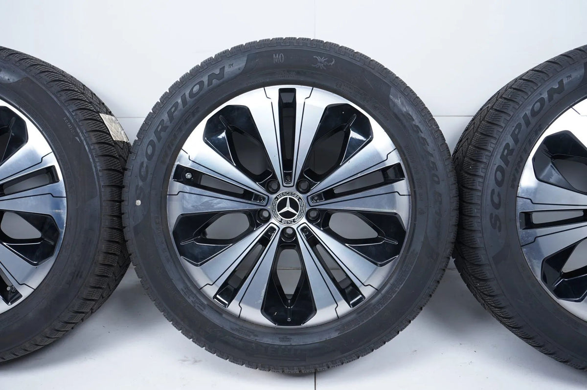 Original Mercedes EQC N293 TOP 19 inch alloy wheels winter tires winter wheels 7mm Detailansicht 5