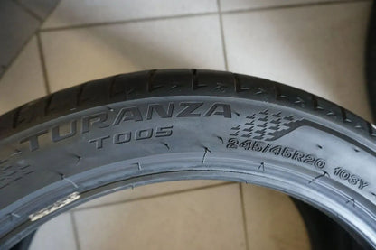 2 X 245 45 R20 103Y Pneus été Bridgestone Turanza T005 AO 5mm