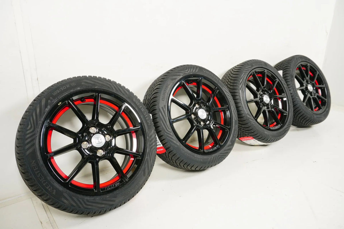 Cerchi in lega originali Smart EQ W453 Brabus 16 pollici, pneumatici quattro stagioni Allseason NUOVI Visualizzazione dettagliata 2