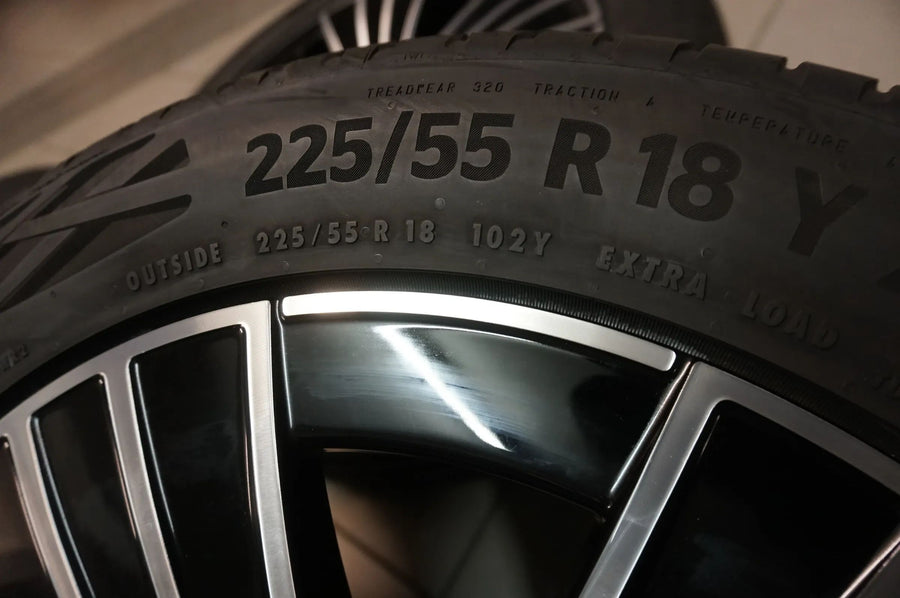 Jantes en alliage Mercedes Classe E W214 S214 Roues complètes été Pneus été 225 55 R18 6mm