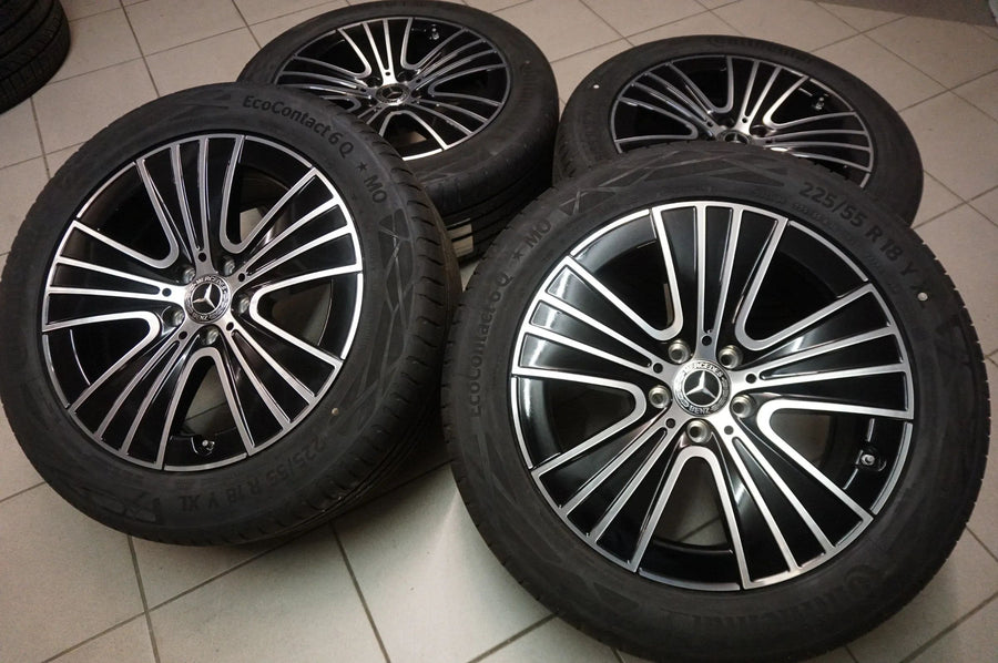 Jantes en alliage Mercedes Classe E W214 S214 Roues complètes été Pneus été 225 55 R18 6mm