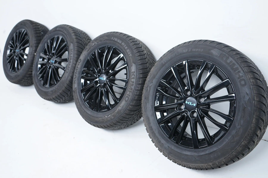 KIA inconnu roues d'hiver pneus d'hiver 175 65 14 pouces 4 trous