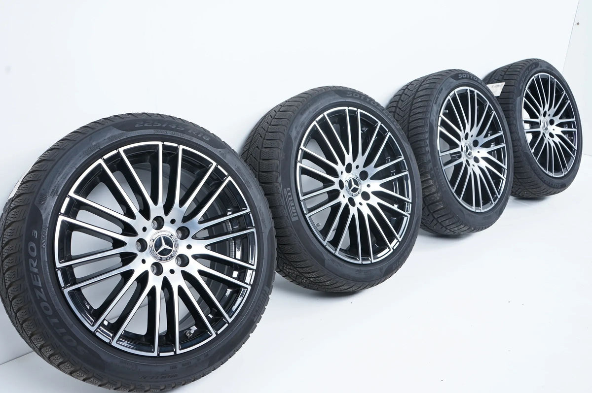Mercedes C-klasse W206 winterbanden winterwielen 225 45 18 inch Detailweergave 2